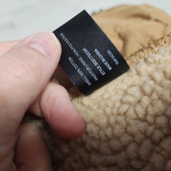 Flawless Bleecker & Broad Sherpa‎ Lined Military Jacket Utility brown XL - Picture 7 of 7